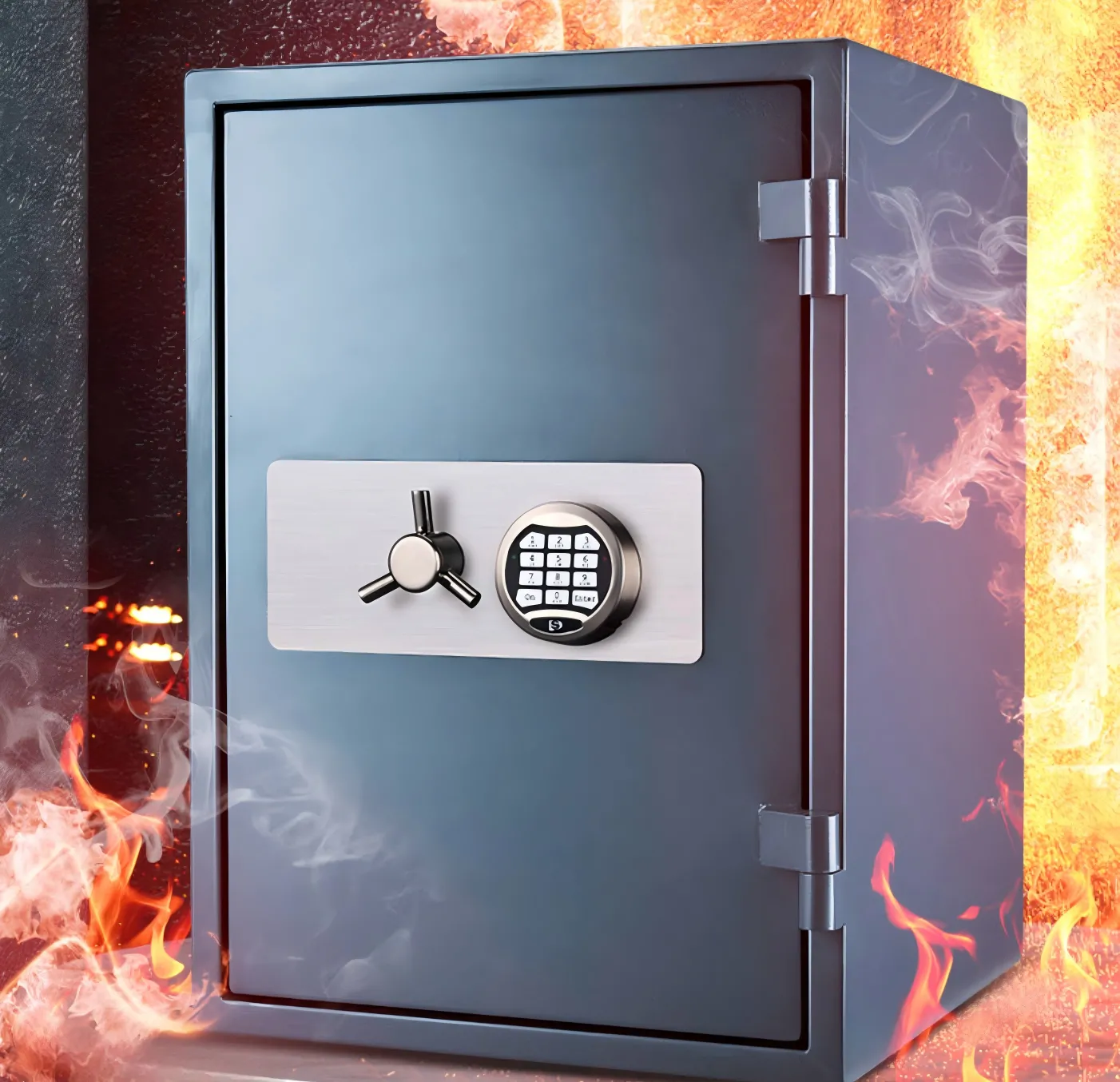 保险柜耐火测试新闻测试